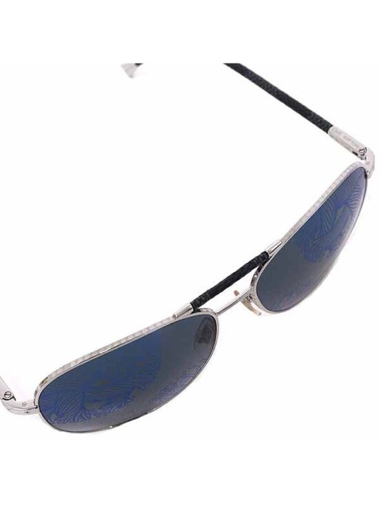 Louis Vuitton Sunglasses Conspiracion Pilot Damier Graphite Nemeth Z2313 Black
